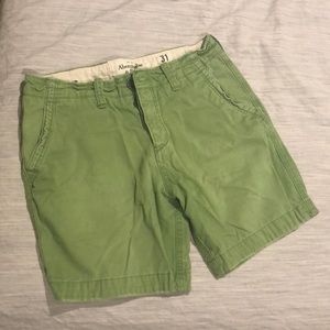 Green Abercrombie & Fitch Shorts